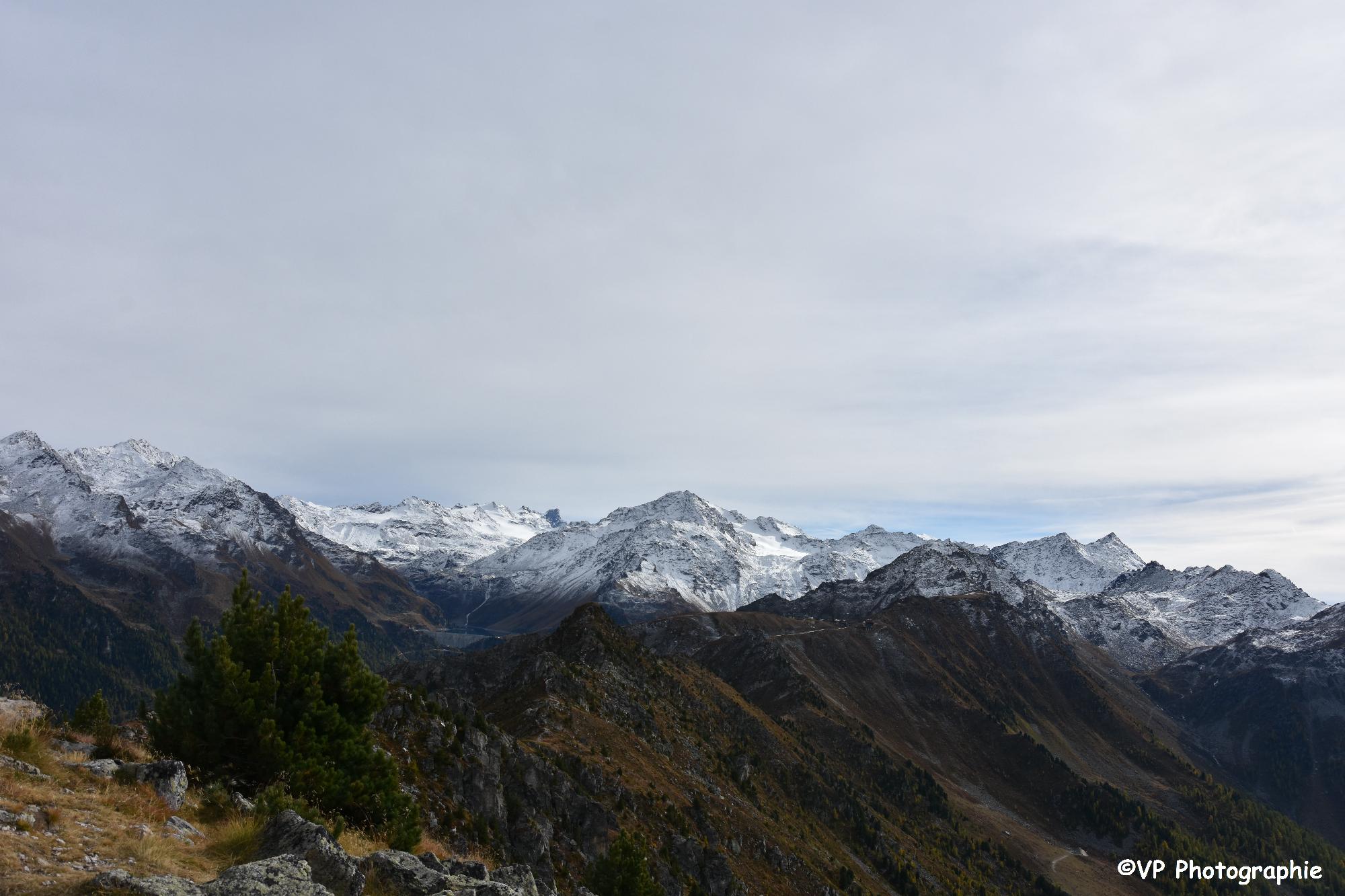 Photo prise depuis la Dent de Nendaz