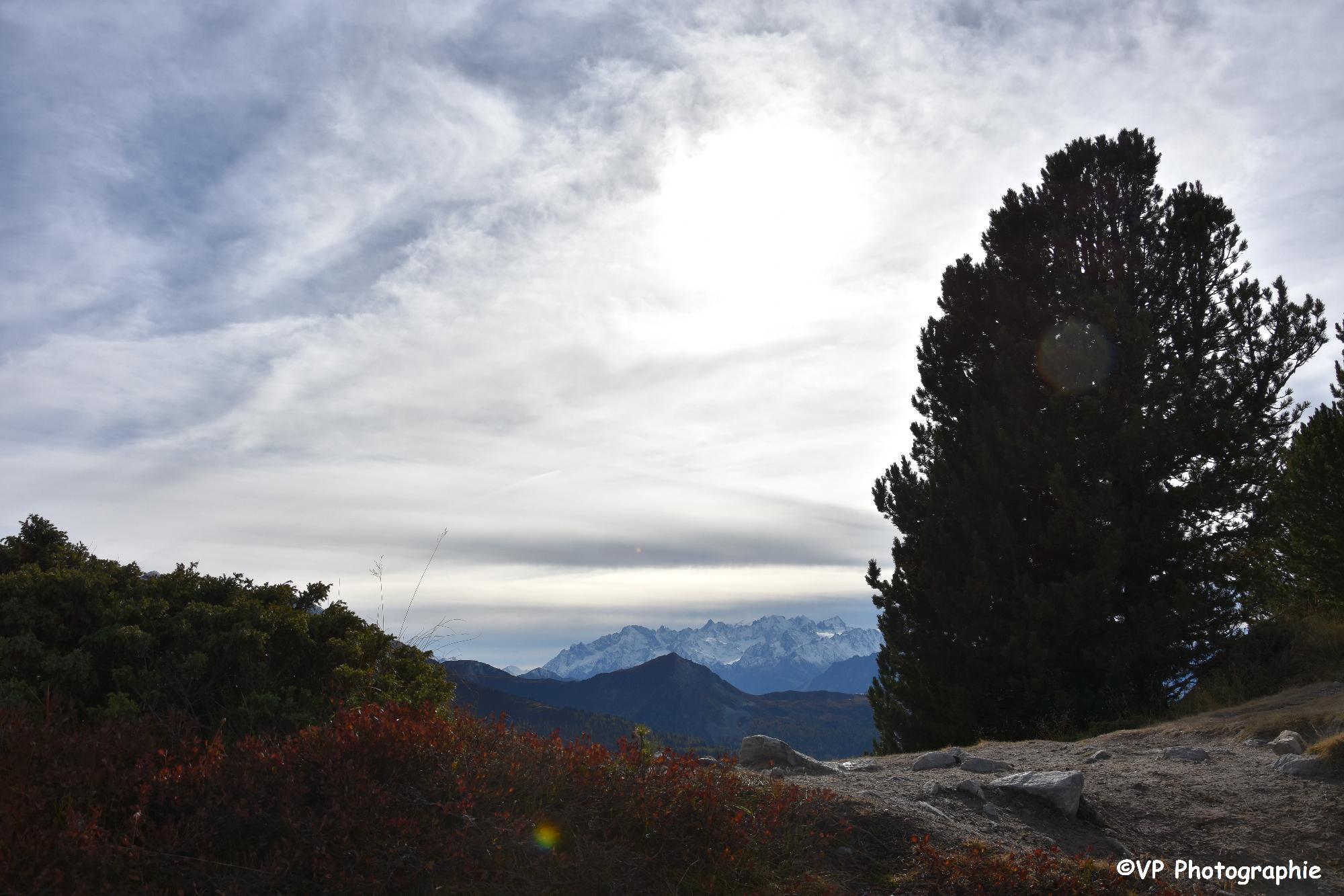 Photo prise depuis la Dent de Nendaz