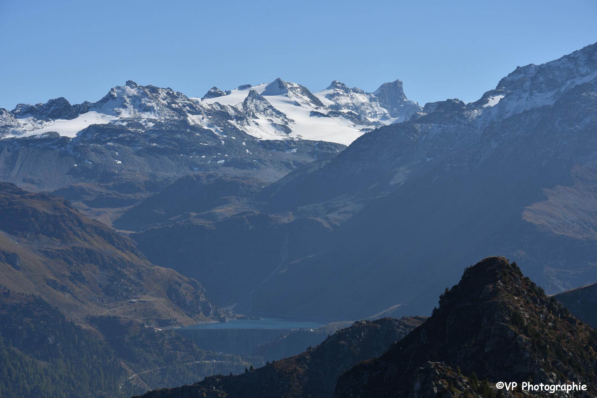 Photo prise depuis la Dent de Nendaz