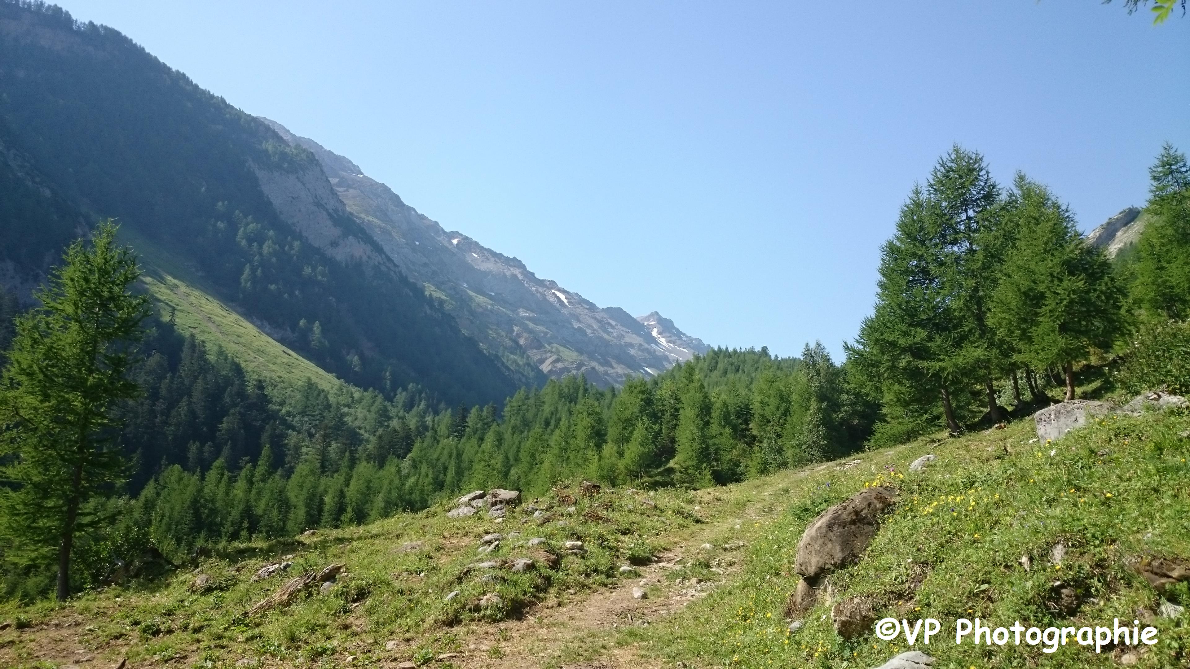 Photo prise depuis Derborence